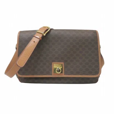 Pre-owned Celine Brown Pvc Leather Shoulder Bag ()