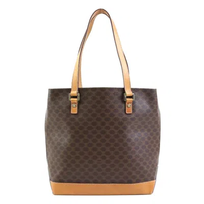 Pre-owned Celine Brown Pvc Leather Shoulder Bag Tote Bag ()