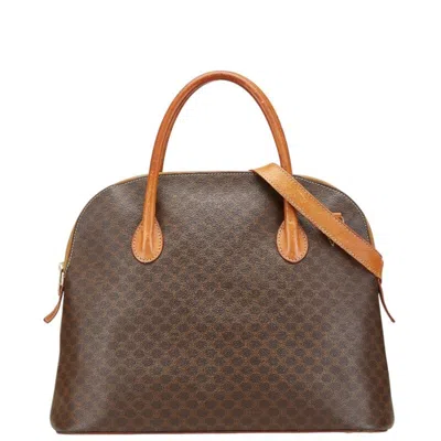Pre-owned Celine Brown Pvc Leather Shoulder Bag Tote Bag ()