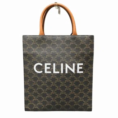 Pre-owned Celine Brown Pvc Leather Shoulder Bag Tote Bag ()