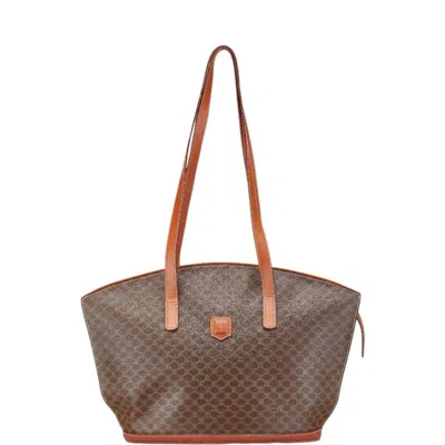 Pre-owned Celine Brown Pvc Leather Shoulder Bag Tote Bag ()