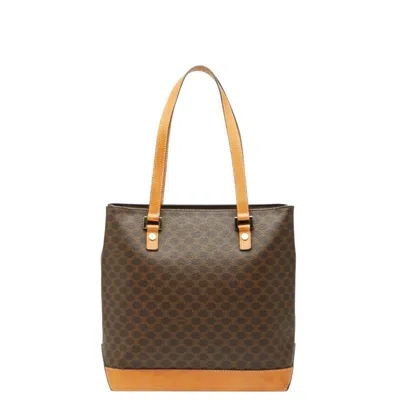 Pre-owned Celine Brown Pvc Leather Shoulder Bag Tote Bag ()