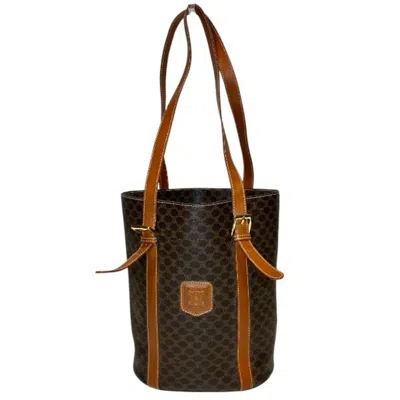 Pre-owned Celine Brown Pvc Leather Shoulder Bag Tote Bag ()