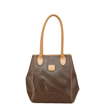 Pre-owned Celine Brown Pvc Leather Tote Bag ()
