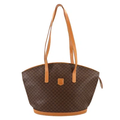 Pre-owned Celine Brown Pvc Leather Tote Bag ()