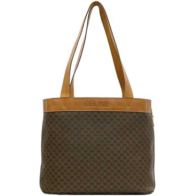 Pre-owned Celine Brown Pvc Leather Tote Bag ()