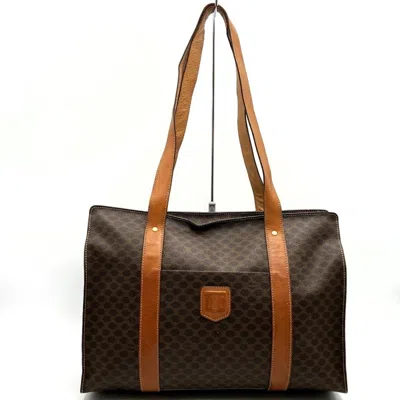 Pre-owned Celine Brown Pvc Leather Tote Bag ()