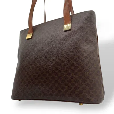Pre-owned Celine Brown Pvc Leather Tote Bag ()