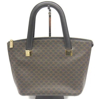 Pre-owned Celine Brown Pvc Leather Tote Bag ()