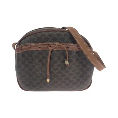 Pre-owned Celine Brown Pvc Pochette Shoulder Bag ()