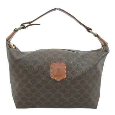 Pre-owned Celine Brown Pvc Pouch Shoulder Bag ()