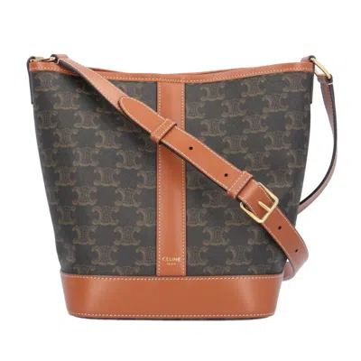 Pre-owned Celine Brown Pvc Shoulder Bag ()