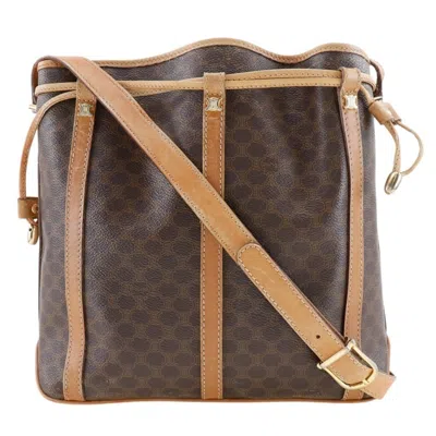 Pre-owned Celine Brown Pvc Shoulder Bag ()