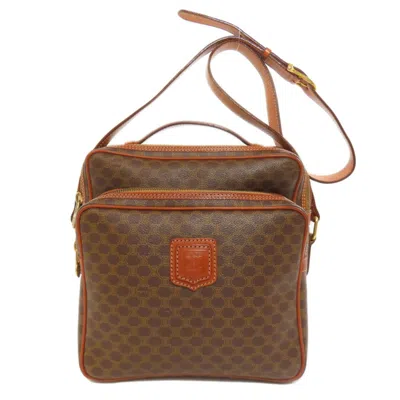 Pre-owned Celine Brown Pvc Shoulder Bag ()