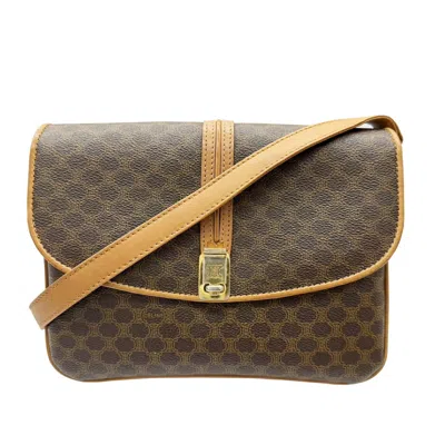Pre-owned Celine Brown Pvc Shoulder Bag ()