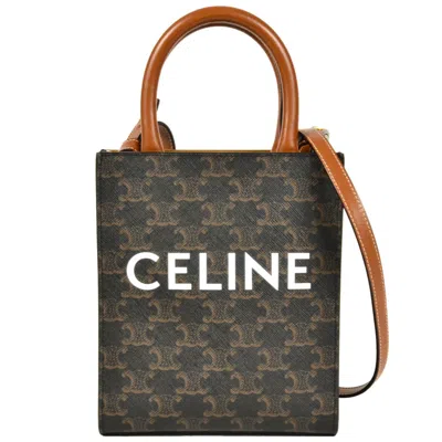 Pre-owned Celine Brown Pvc Shoulder Bag ()