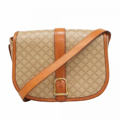 Pre-owned Celine Brown Pvc Shoulder Bag ()