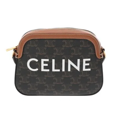 Pre-owned Celine Brown Pvc Shoulder Bag ()