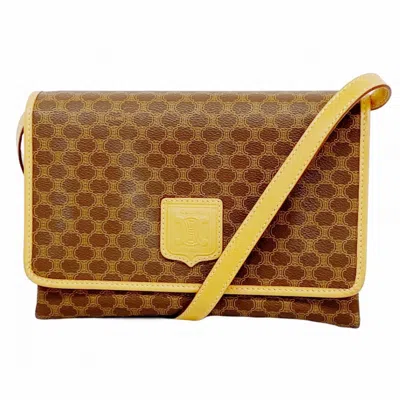 Pre-owned Celine Brown Pvc Shoulder Bag ()