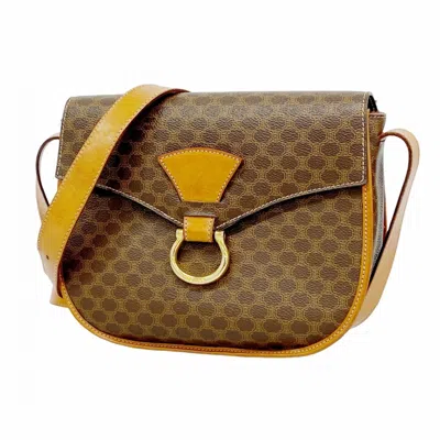 Pre-owned Celine Brown Pvc Shoulder Bag ()