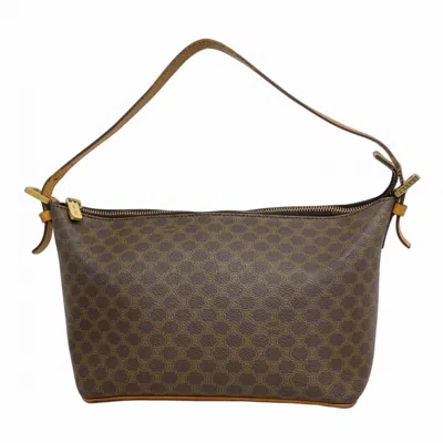 Pre-owned Celine Brown Pvc Shoulder Bag ()