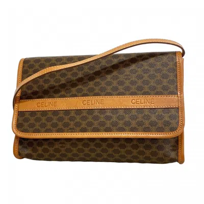 Pre-owned Celine Brown Pvc Shoulder Bag ()