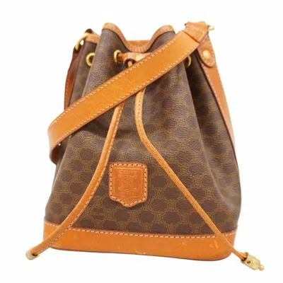 Pre-owned Celine Brown Pvc Shoulder Bag ()