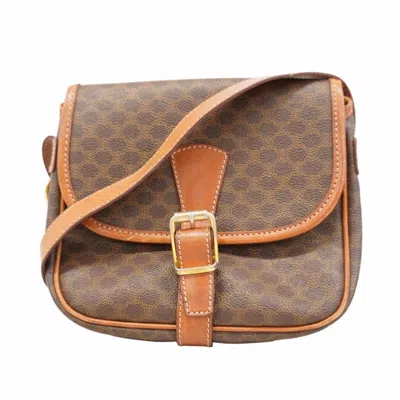 Pre-owned Celine Brown Pvc Shoulder Bag ()
