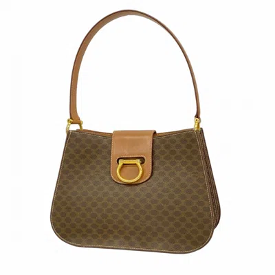 Pre-owned Celine Brown Pvc Shoulder Bag ()
