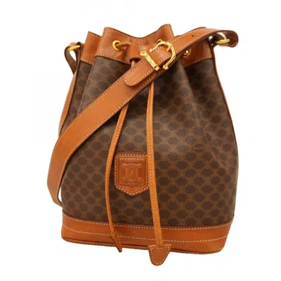 Pre-owned Celine Brown Pvc Shoulder Bag ()