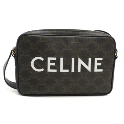 Pre-owned Celine Brown Pvc Shoulder Bag ()