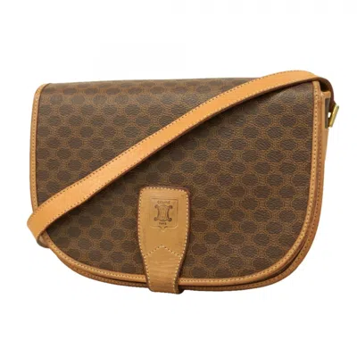 Pre-owned Celine Brown Pvc Shoulder Bag ()