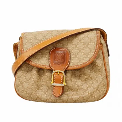 Pre-owned Celine Brown Pvc Shoulder Bag ()