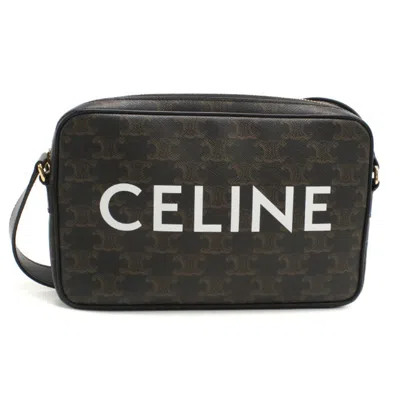 Pre-owned Celine Brown Pvc Shoulder Bag ()
