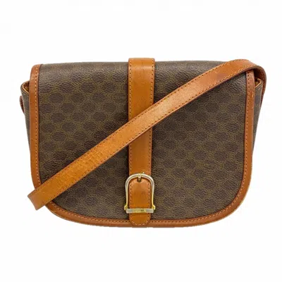 Pre-owned Celine Brown Pvc Shoulder Bag ()