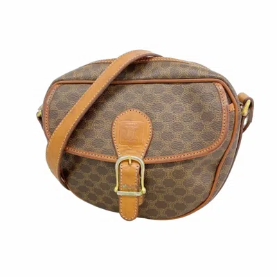 Pre-owned Celine Brown Pvc Shoulder Bag ()
