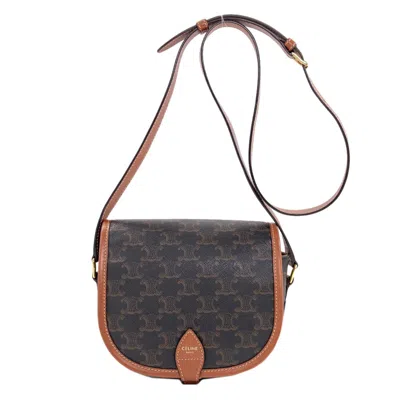 Pre-owned Celine Brown Pvc Shoulder Bag ()