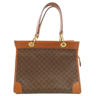 Pre-owned Celine Brown Pvc Tote Bag ()