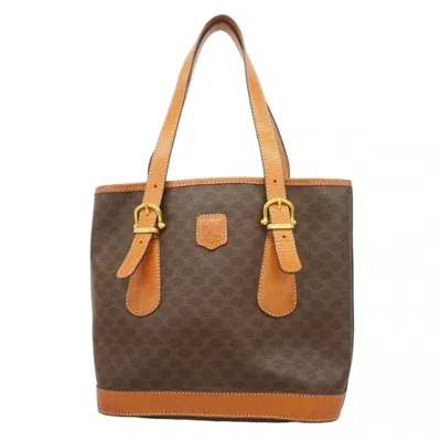 Pre-owned Celine Brown Pvc Tote Bag ()