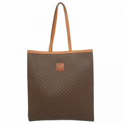 Pre-owned Celine Brown Pvc Tote Bag ()