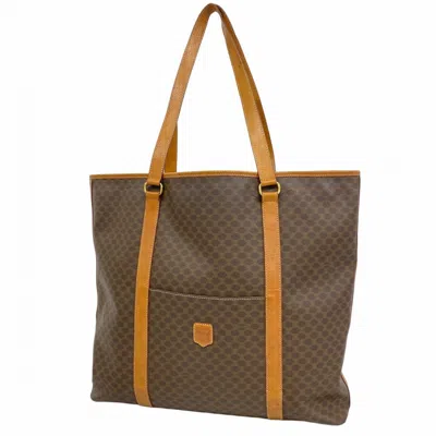 Pre-owned Celine Brown Pvc Tote Bag ()