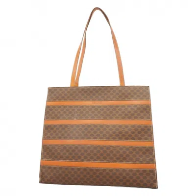 Pre-owned Celine Brown Pvc Tote Bag ()