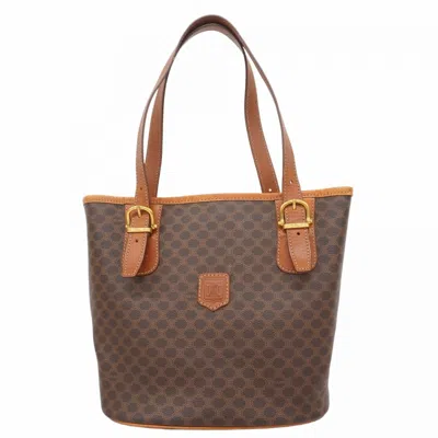 Pre-owned Celine Brown Pvc Tote Bag ()