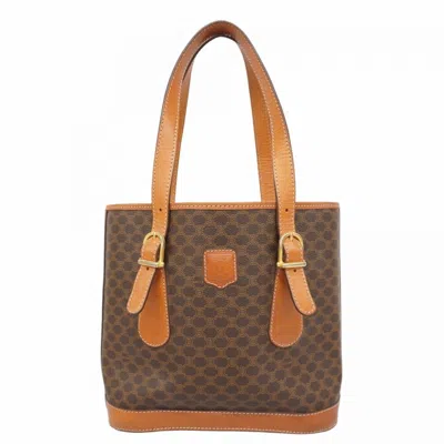 Pre-owned Celine Brown Pvc Tote Bag ()