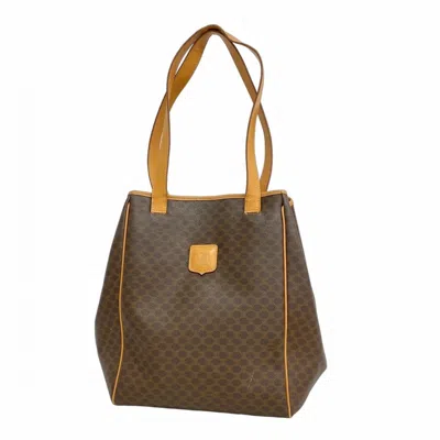 Pre-owned Celine Brown Pvc Tote Bag ()