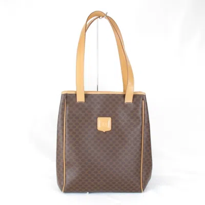 Pre-owned Celine Brown Pvc Tote Bag ()