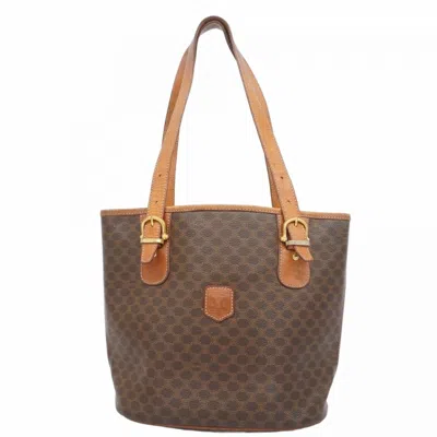 Pre-owned Celine Brown Pvc Tote Bag ()