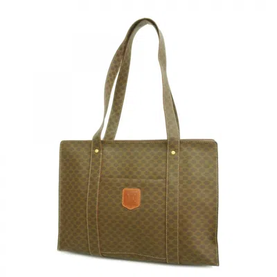 Pre-owned Celine Brown Pvc Tote Bag ()