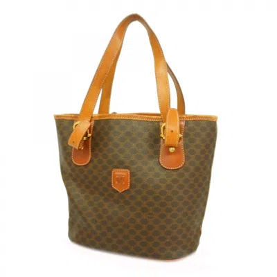 Pre-owned Celine Brown Pvc Tote Bag ()