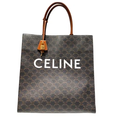 Pre-owned Celine Brown Pvc Tote Bag ()